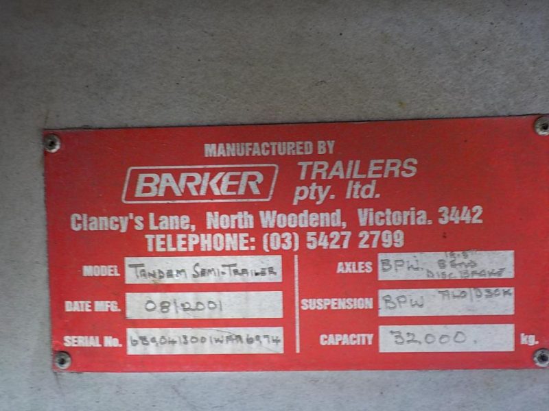 Barker A trailer (D000529)