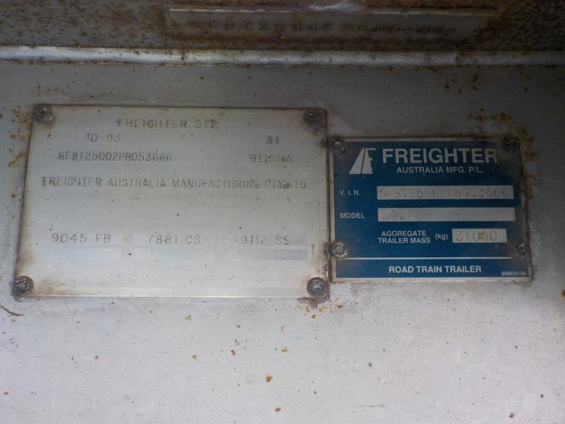 Freighter 2 Axle Tautliner (D000428)
