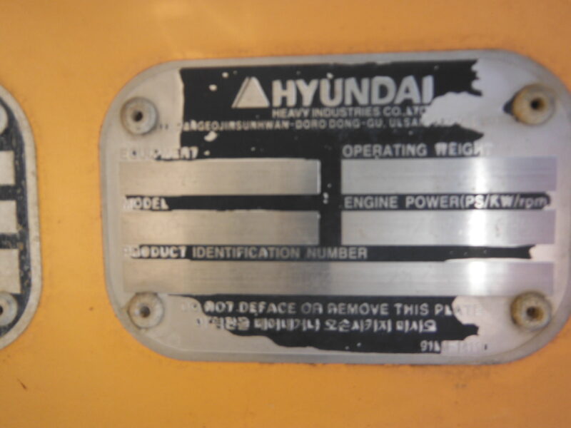 Hyundai Excavator cabin (D00901)